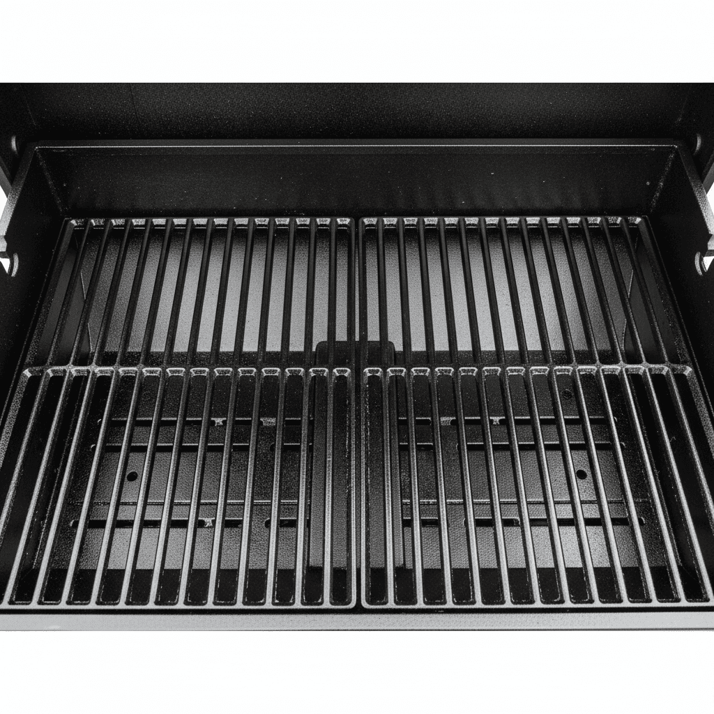 Clean, restored grill grates after professional deep cleaning service